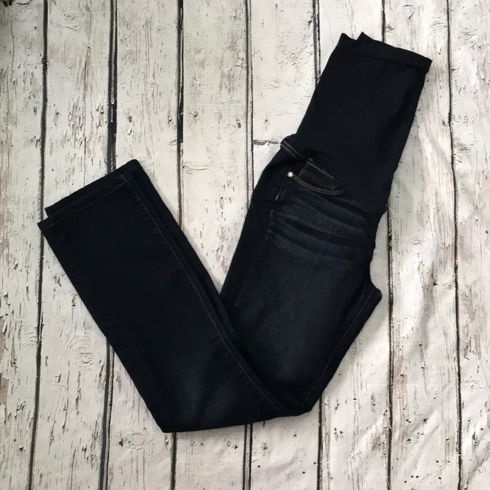 AG A Pea in the Pod maternity denim jeans skyline